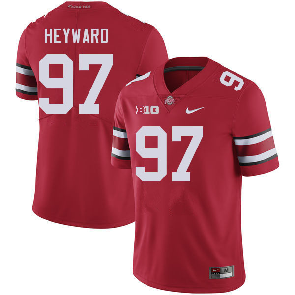 #97 Cameron Heyward Ohio State Buckeyes Jerseys Football Stitched-Red